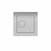 Square Chrome Dual Flush Button image