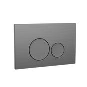 Round Gunmetal Dual Flush Button image