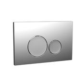 Round Chrome Dual Flush Button image
