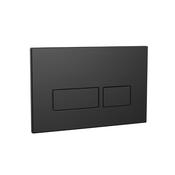 Square Black Dual Flush Button image
