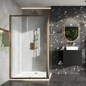S6 Sliding Door Brushed Brass 1000 image
