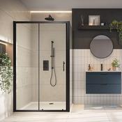 S6 Sliding Door Black 1200
