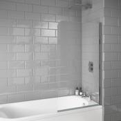 Radius Edge 6mm Thick Bath Screen image