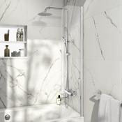 6mm Thick Fixed Radius Bath Screen image