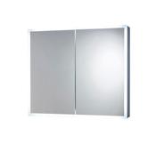 Melba LED Cabinet with Demister Pad and Shaver Socket - Double Door 800 x 700mm image