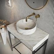 Asher White - Marble Round Basin (depth 100mm) image