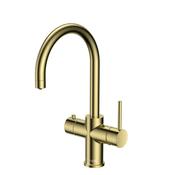 3 in 1 Boiling Water Tap Brass Swan Spout image
