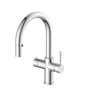 4 in 1 Boiling Water Tap Square Pull Out Spout Chrome image