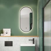Bailey Slim LED Mirror Black 400 x 800 image