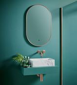 Bailey Tablet Mirror Brushed Bronze 500 x 800 image