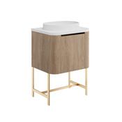 Storm Curve 600 Unit &amp; Frame Sonoma Oak image