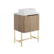 Storm Curve 600 Unit &amp; Frame Sonoma Oak image
