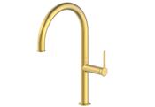Usk Single Lever Kitchen Tap - Brushed Brass image