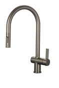 Mayhill Single Lever Pull Out Kitchen Tap - Gunmetal image