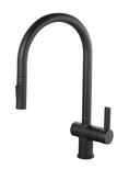 Mayhill Single Lever Pull Out Kitchen Tap - Black image