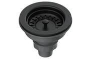 Basket Strainer Kitchen Waste  - Black image