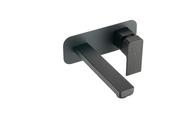 TB+ Quadrado Square Wall Mounted Basin Mixer Matte Black image