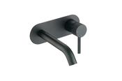 TB+ Redondo Round Wall Mounted Basin Mixer Matte Black image