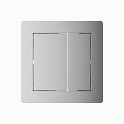 Square 78mm Button for 6201 - Chrome