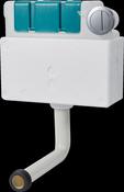 Concealed Cistern with Polystyrene Jacket &amp; Pneumatic Flush Valve image
