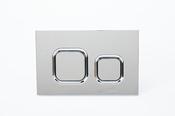 Square Flush Button Plate for 6222 - Chrome image