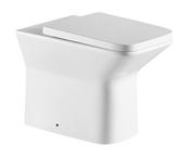 Plumb Essentials Square Rimless BTW Pan &amp; Soft Close PP Seat image