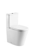 Ferrara Rimless Comfort Height D Shape Pan, Seat &amp; Fittings image