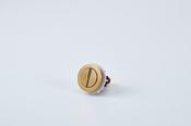 Round Push Button for 6201 - Brushed Brass