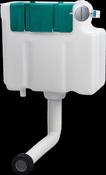 Plumb Essentials Concealed Cistern with Chrome Push Button image
