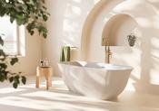 Beam Freestanding Bath Gloss White 1700 x 750 image