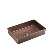 Metal Countertop Basin Brushed Bronze image