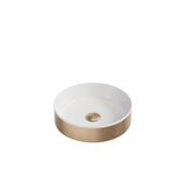 Amani Fluted Countertop Basin Brushed Brass image