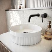 Fluted Round Countertop Basin image