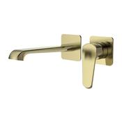 Myla Wall Mounted Bath Mixer Brass image