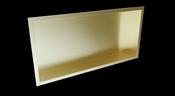Inset Shower Niche Brushed Brass 600 x 300mm image