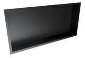 Inset Shower Niche Matt Black 600 x 300mm image