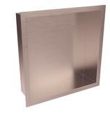 Inset Shower Niche Brushed Bronze 300 x 300mm image