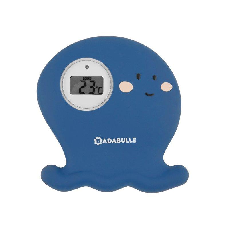 Badabulle Digital Octopus Bath Thermometer with Digital Display, Blue Color