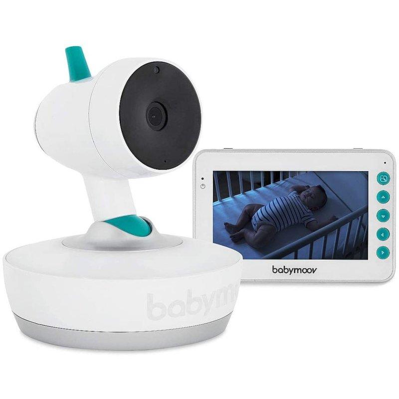 Babymoov YOO-MOOV Baby Monitor 4.3" Screen Motorised Camera Night light Lullabies Temperature indicator Range 300 metres