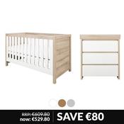 Tutti Bambini Modena cotbed dresser bundle GetLocal Ireland