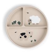 Stick &amp; Stay Compartment Plate
