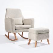 Oscar Luxe Rocking Chair &amp; Footstool