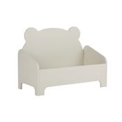 Play House Bear Book Storage - Pebble