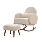 Micah Rocking Chair &amp; Footstool image