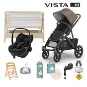 Vista V3, Maxi-Cosi Pebble Slide Pro &amp; Familyfix Slide Pro Base Newborn Bundle