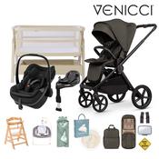 Upline 3 2in1, Maxi-Cosi Pebble Slide Pro &amp; Familyfix Slide Pro Base Newborn Bundle