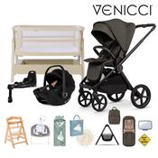 Upline 3 4in1 Tiago Car Seat &amp; Base Ultimate Newborn Bundle