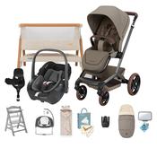 Fame 8 Piece Complete, &amp; Pebble 360 &amp; Familyfix 360 Base Newborn Bundle