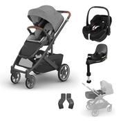 Cruz V3 &amp; Infant Cover, Maxi Cosi Pebble 360 Pro² &amp; Familyfix 360 Pro Base Travel System Bundle image