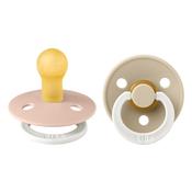 Glow Round Latex Soother 2pk - Blush/Vanilla image